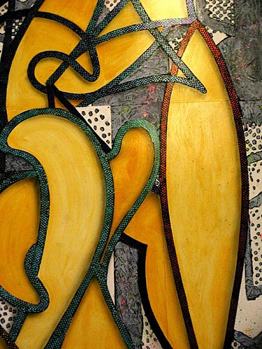 Not a Figure nor the Stillness of Life gone Landscaping (1999-2000), painting — additional view