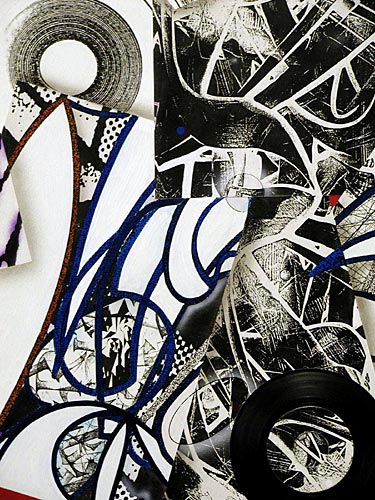 Elaboration of Invention & Defiance (1997), painting — additional view