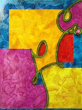 Hue-Scrip 4vrc (2002), painting