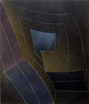 Dimensional Warp (1981), painting