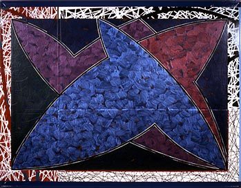 Giant Bluethroat (1989), painting
