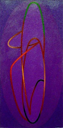 Eliptical Shift - 2 (1992), painting