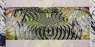 Optasia - II (1996), painting