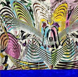 Off the Blue (1996), painting