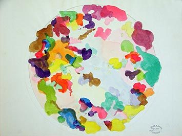 In-circled (1969-70), paper