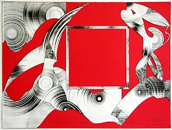 Collage study-Elaboration of Invention & Defiance-II (1997), paper