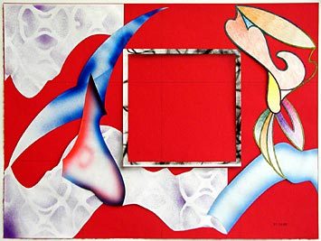 Color Study-Elaboration of Invention & Defiance-II (1997), paper